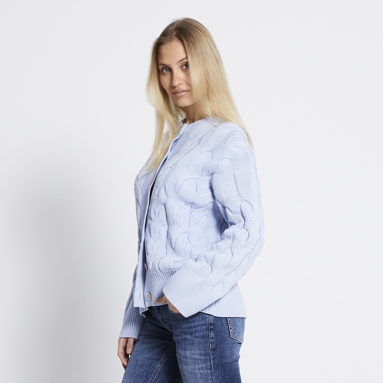 Cable knit cardigan "Viveka"